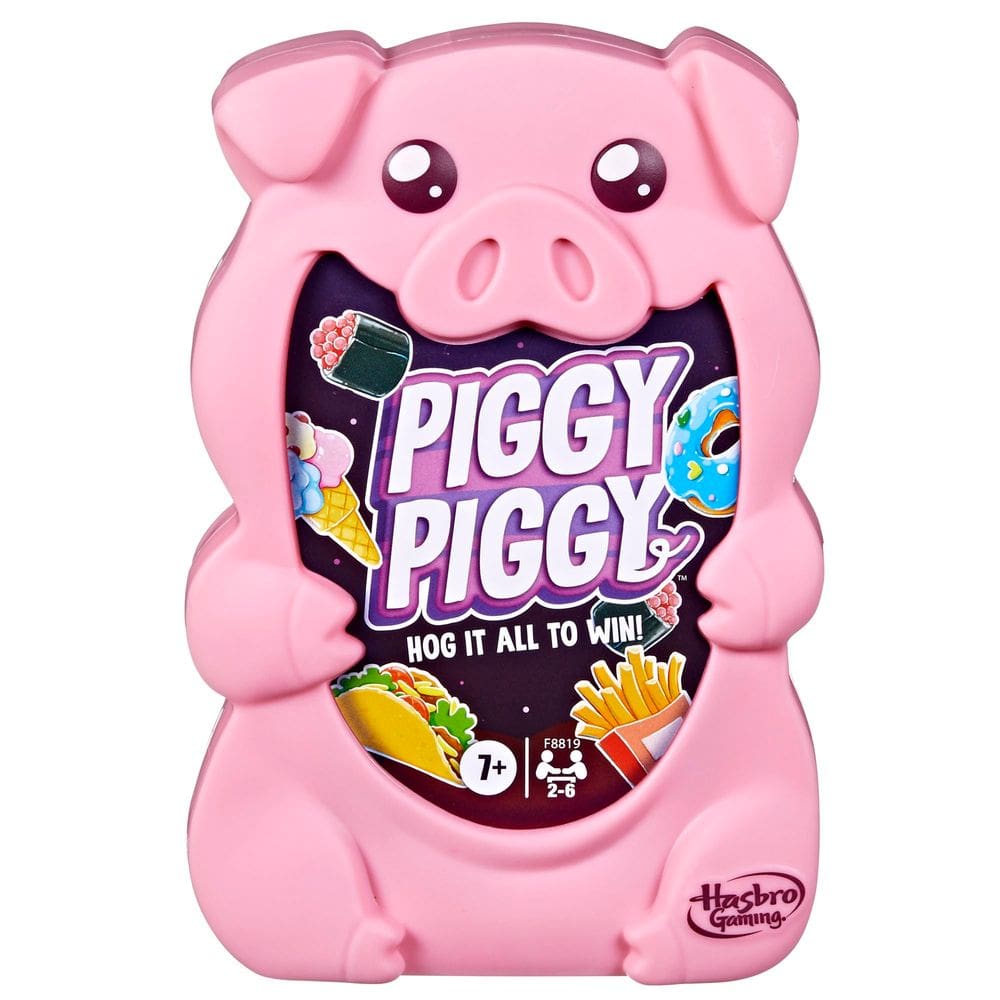 Jogo de cartas Hasbro Gaming Piggy Piggy Fun Family com mais de 7 anos