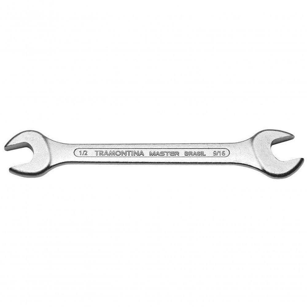 Chave Fixa Tramontina Master 1-2x9-16” Com Corpo Em Aço Especial Cromado