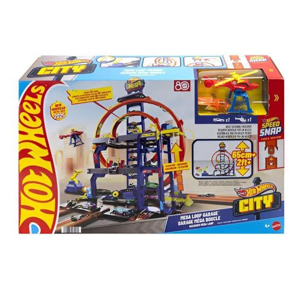 Hot Wheels Garagem MEGA Loop - Mattel JBM74