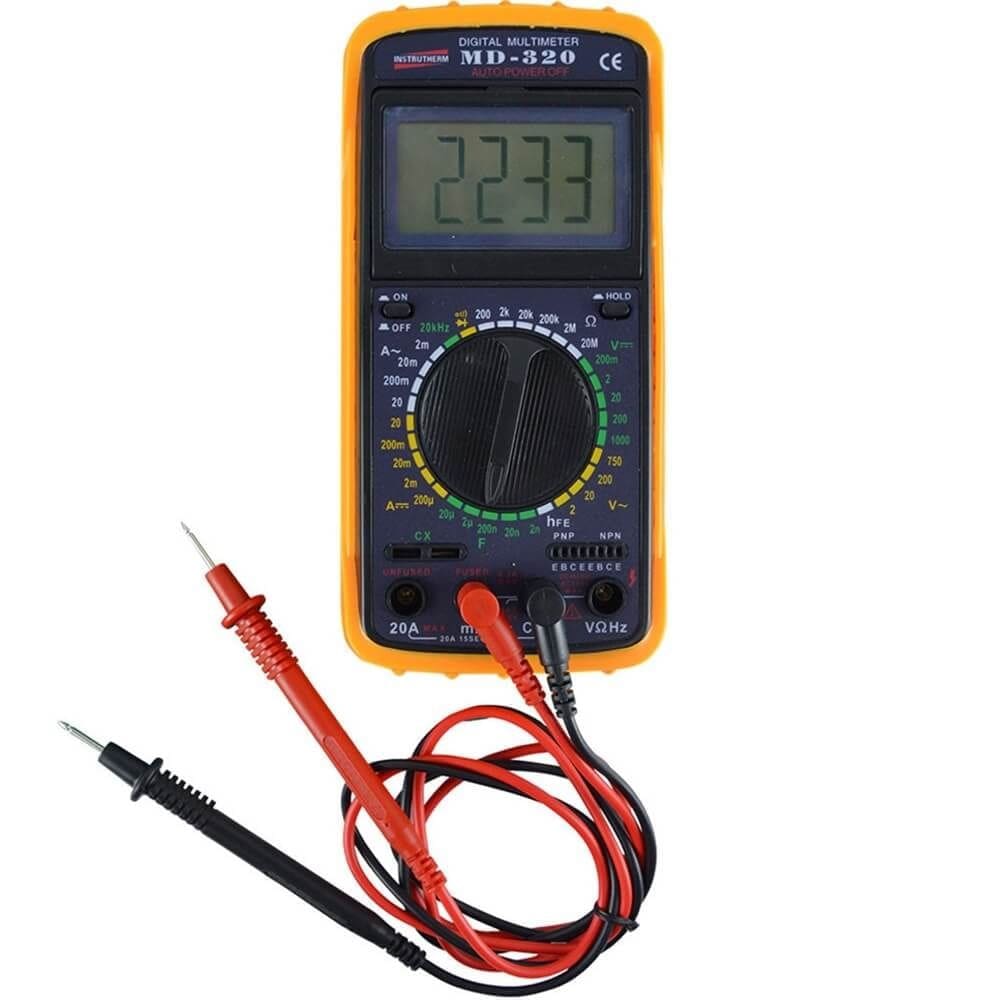Multímetro Digital Portátil MD-320 - 03928 - INSTRUTHERM