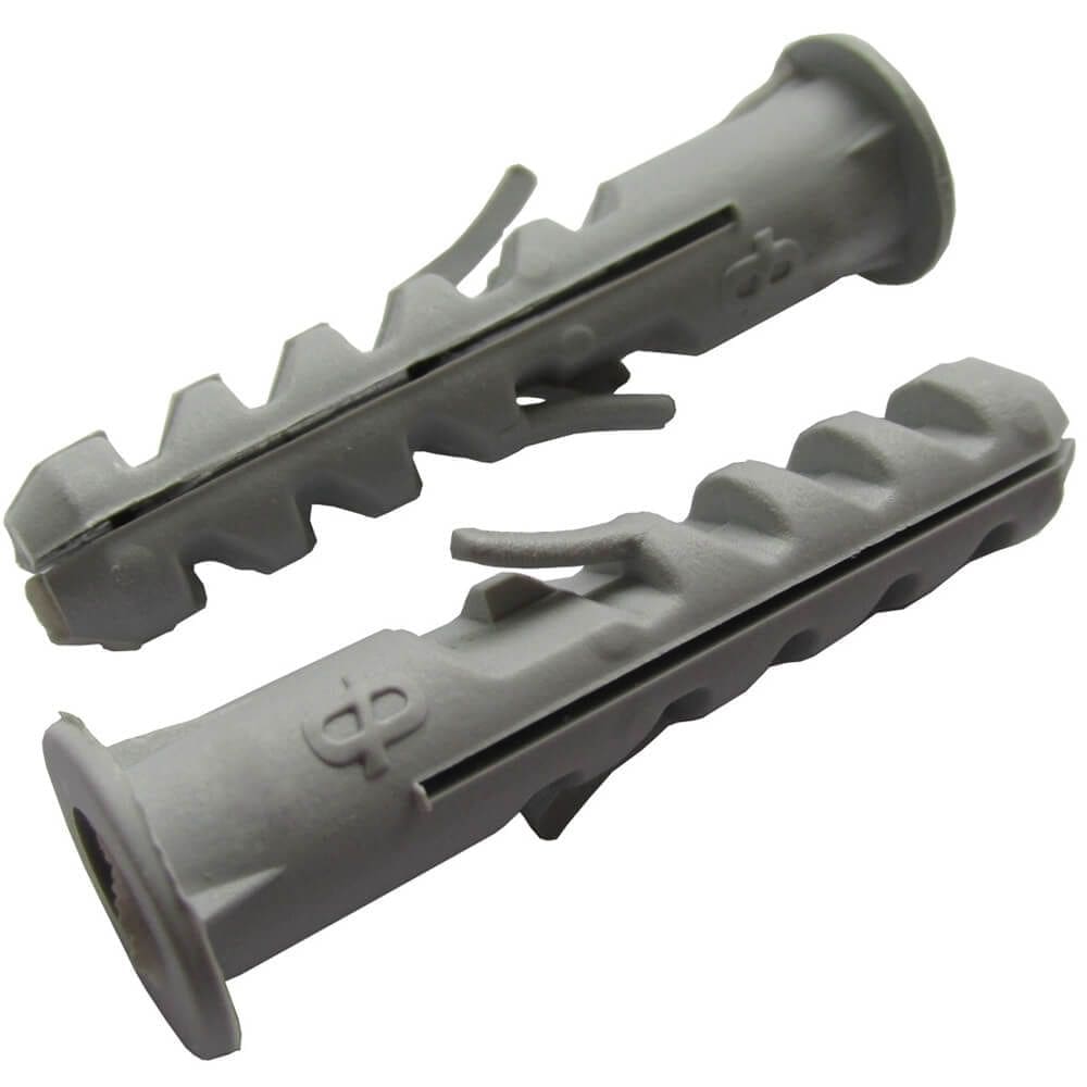 Bucha de Fixação 8 mm de Nylon com Anel 10 Peças - BUC404 - FOXMIX