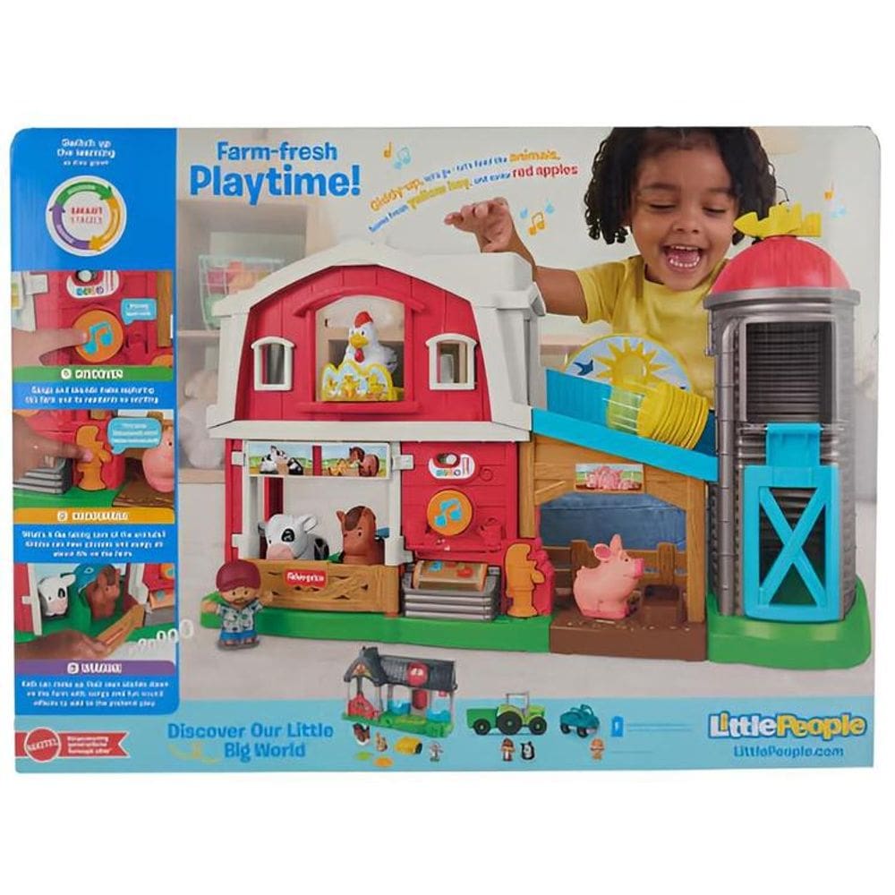 Little People Brinquedo para Bebês Nova Fazenda de Animais Mattel Jgx07