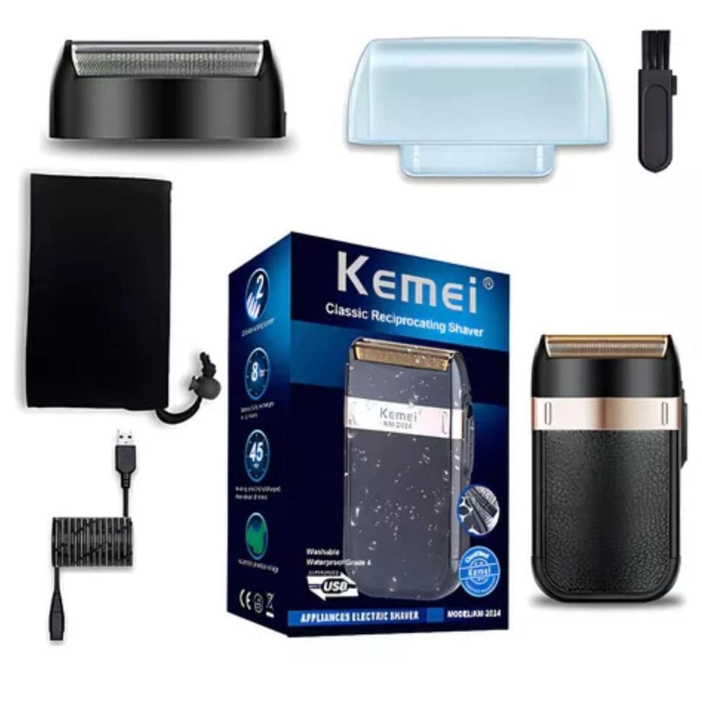 Barbeador Kemei 2024 Bivolt Barba Top