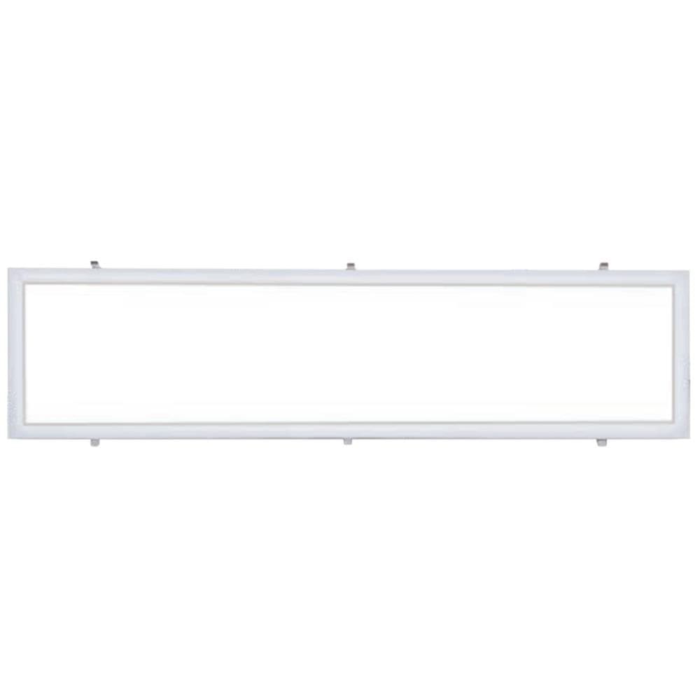 Plafon LED de Embutir 122x32cm 40 Watts 4000K - 03173 - OUROLUX