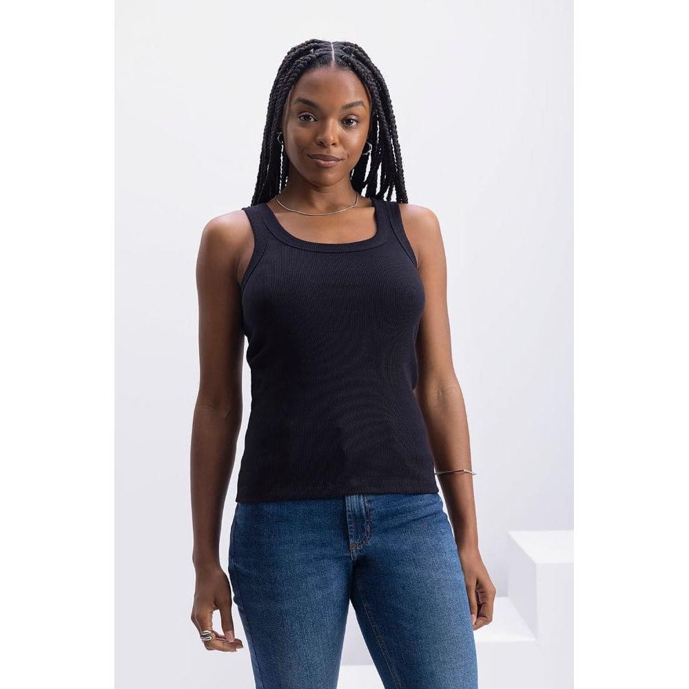 Blusa feminina em ribana canelada Essendi - M