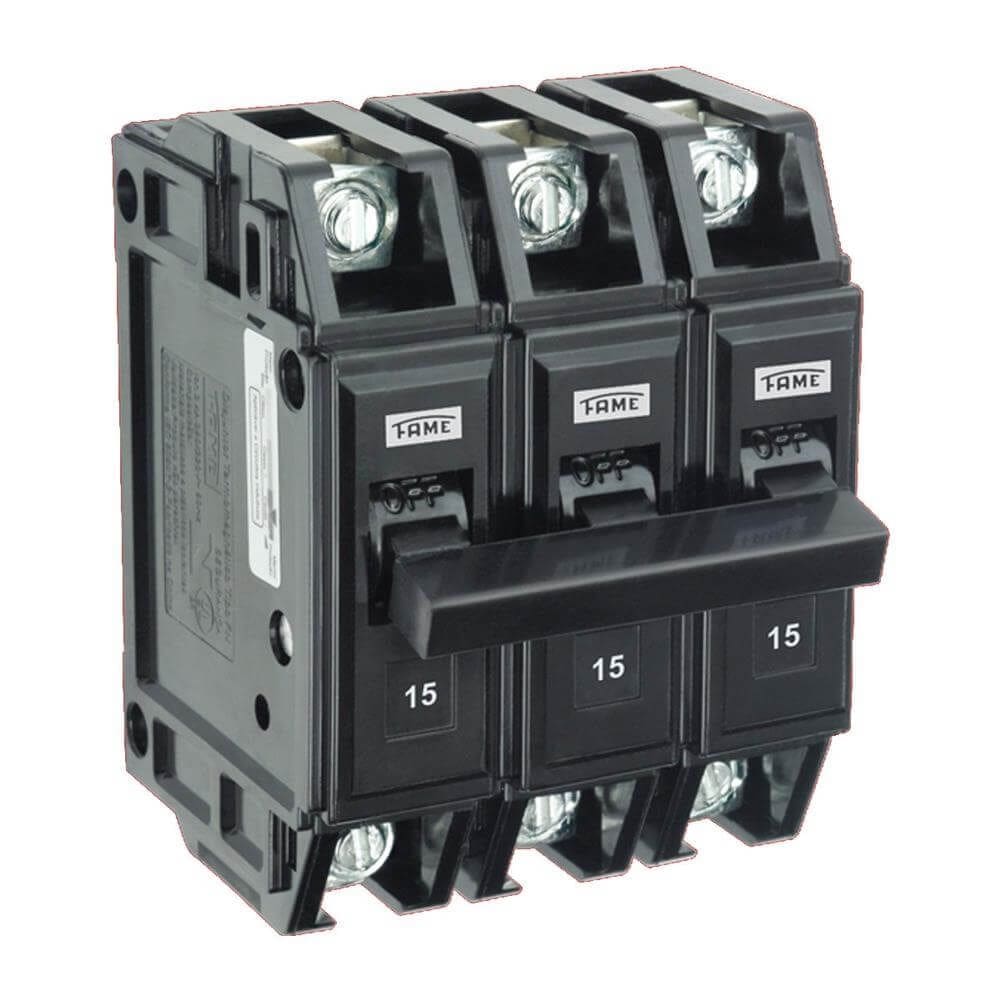 Disjuntor NEMA Tripolar FN 3P de 15 Ampères - 5173 - FAME