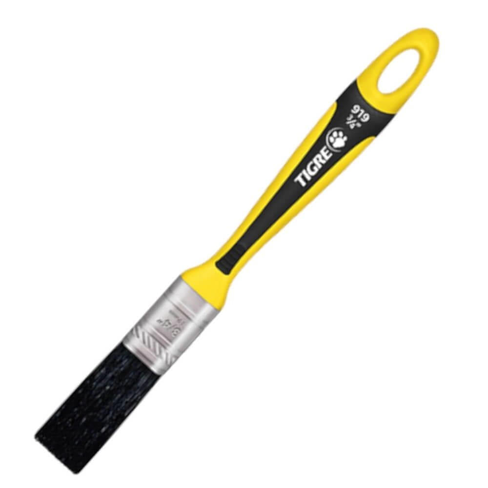 Trincha Premium Sintético Preto 919 3/4” - 60919003 - PINCÉIS TIGRE