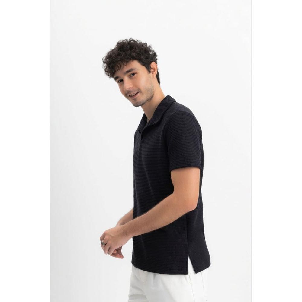 Camisa polo masculina em tricot Essendi - G