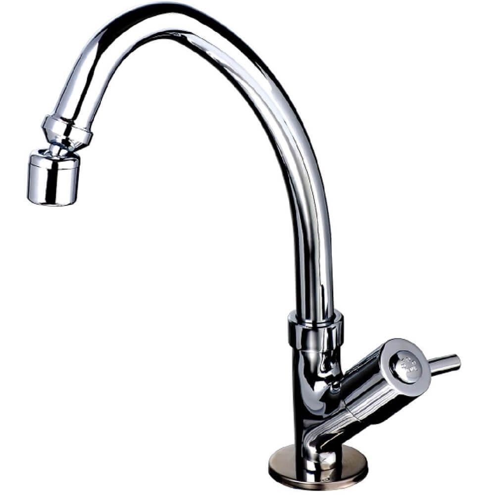 Torneira de Mesa Tubo ABS 1/4 de Volta Bica Móvel para Pia - 760599 - STOC