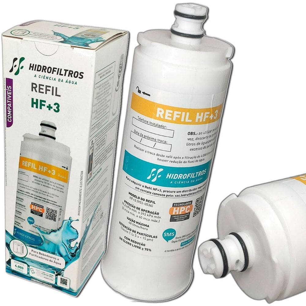 Filtro Refil Compatível Ibbl C+3 Natural Due Fr600