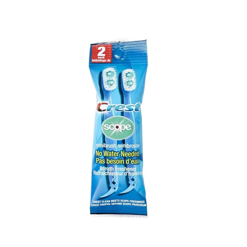 Crest Scope Mini Escova De Dentes Descartáveis - 2 Unidades