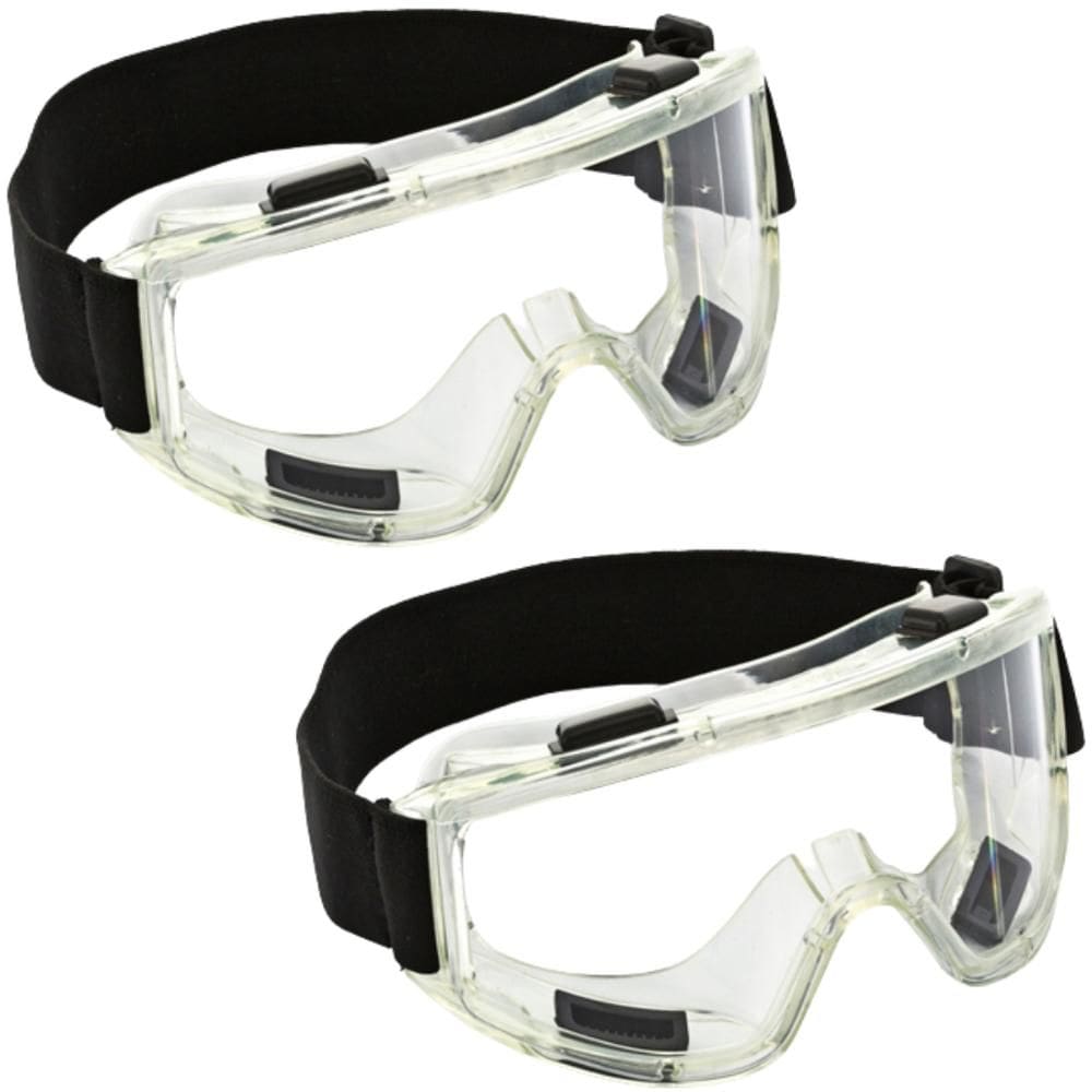 Kit 2 Óculos de Proteção Ampla Visão Incolor Antirrisco Antiembaçante Vvision 400 Volk