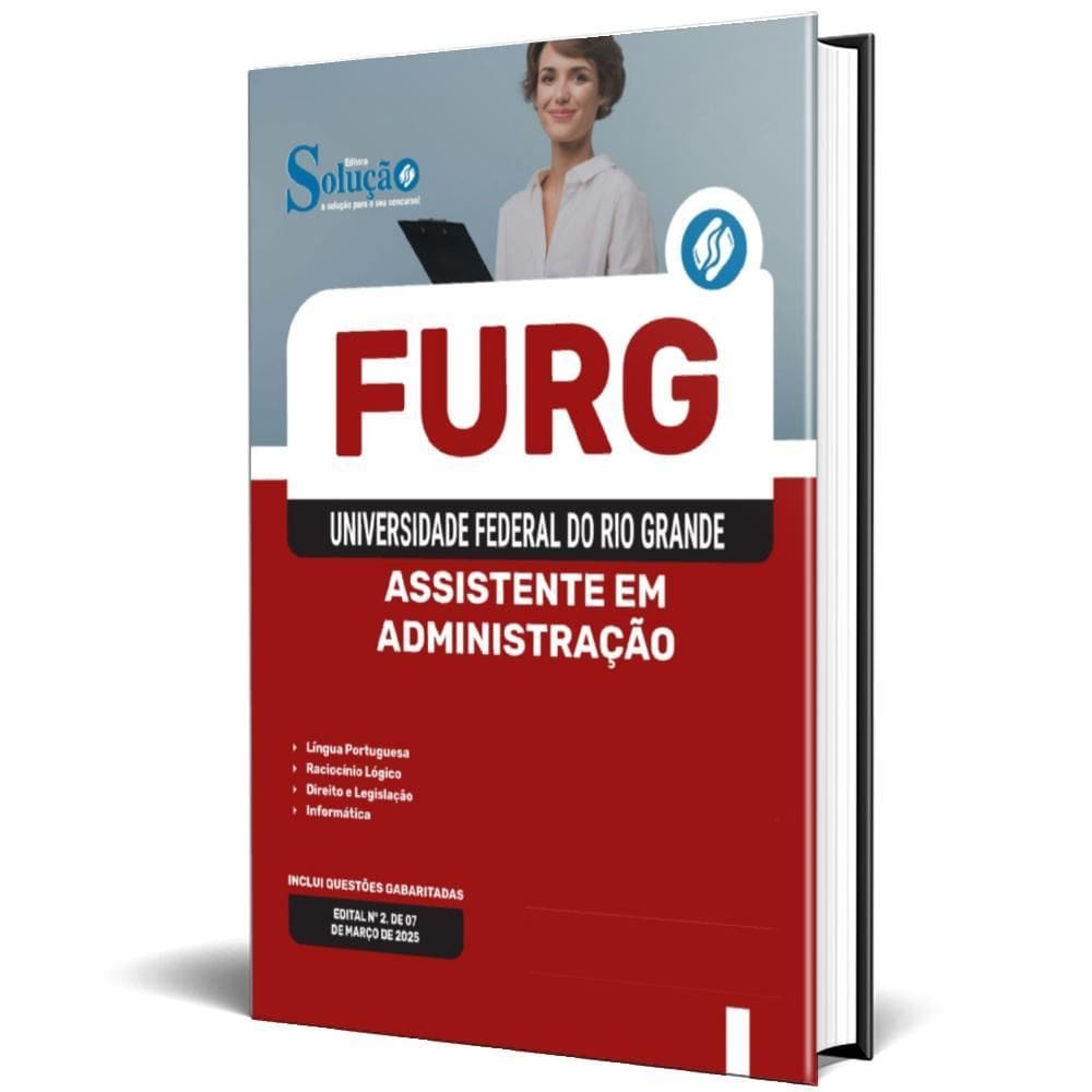 Apostila Furg 2025 - Assistente Em Administração