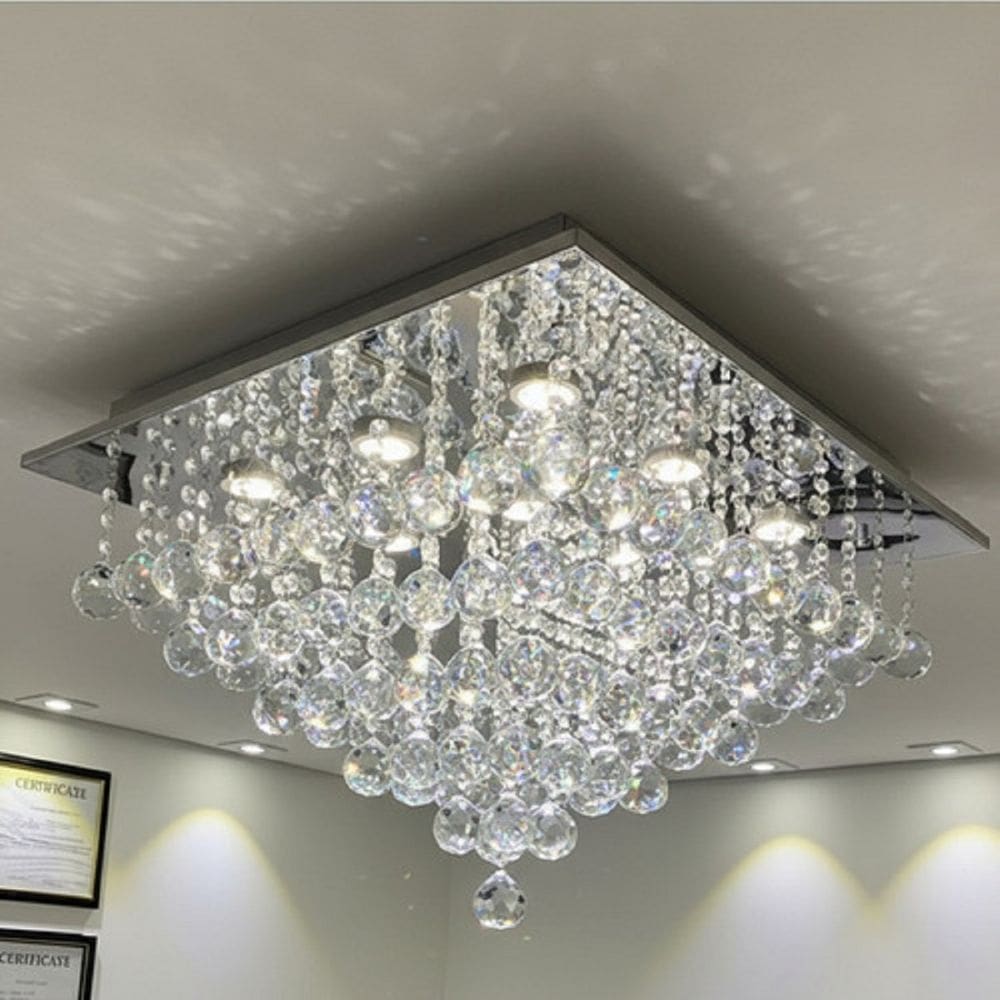 Lustre Para Sala, Sala De Jantar, Quarto, Cozinha Cristal K9