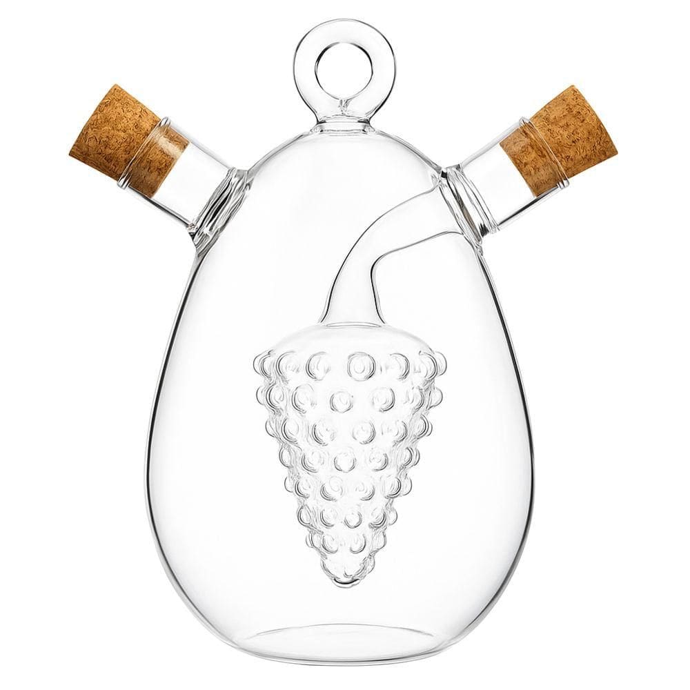 Galheteiro Dosador 2 em 1 - Azeite e Vinagre 500ml - Quanhe