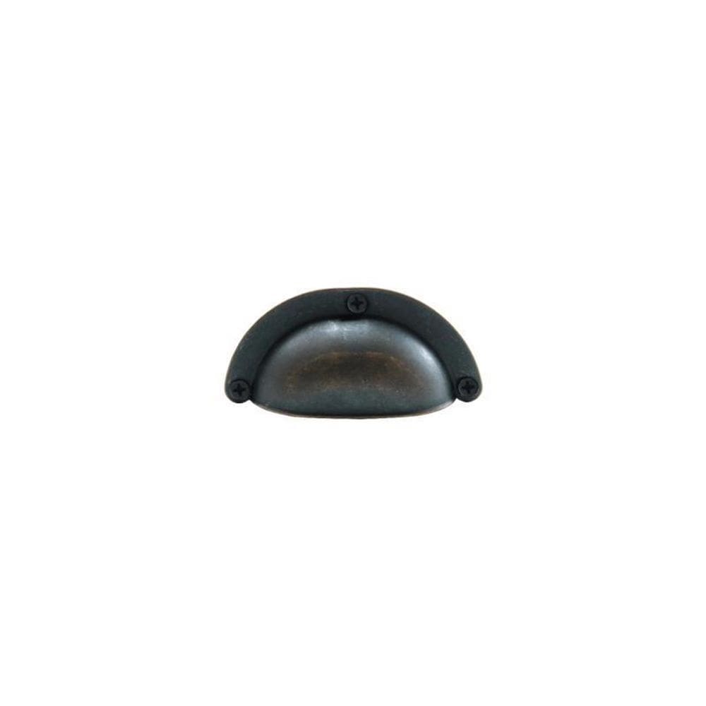 Puxador Móveis Retrô Concha Metal Colonial Bronze Velho