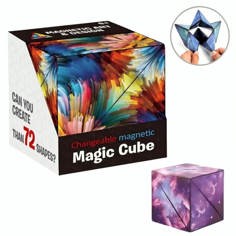 Galaxy Magnetic Cube Shape Shifting Estrutura Qiyi