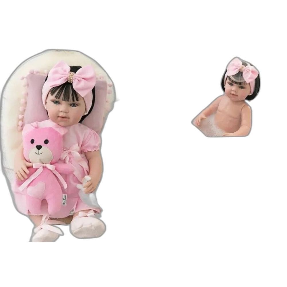 Bebê Reborn Linda Menina Silicone Meu Xodó