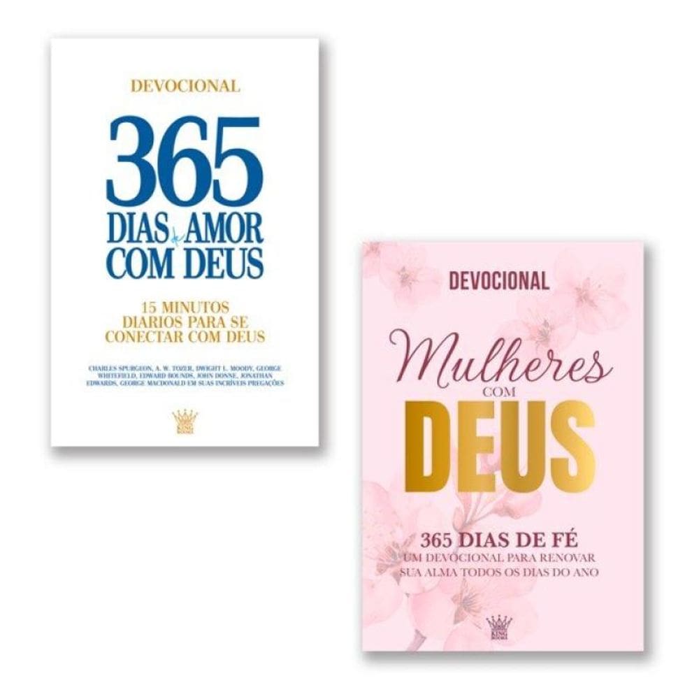 Combo Devocional - Kit Com 2 Livros Devocionais