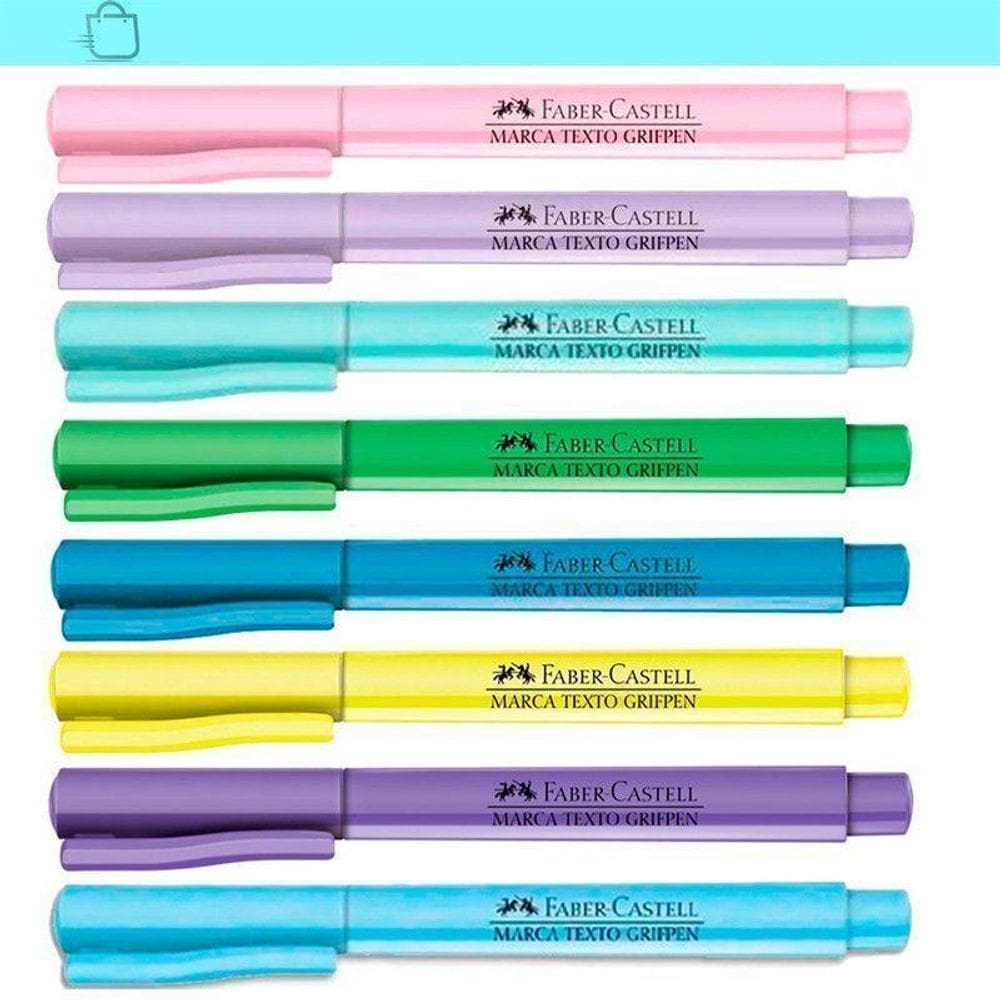 Marca Texto Grifpen Faber-Castell 8 Cores