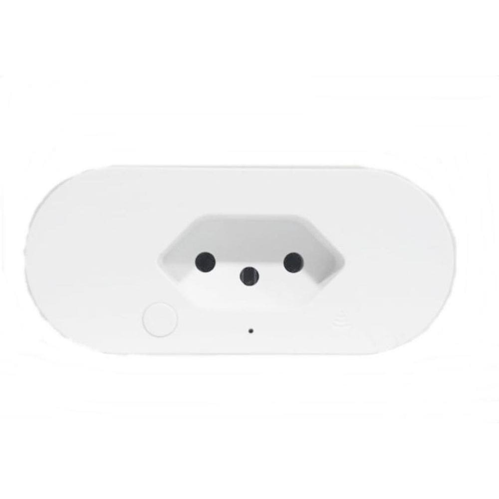 Tomada Inteligente Wifi Smart Home Sem Fio Branca