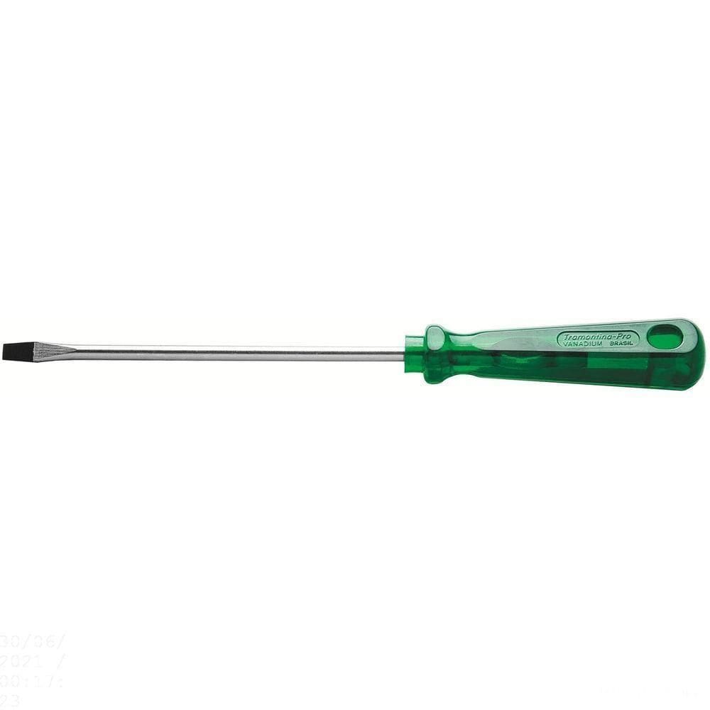 Chave De Fenda Ponta Chata Em Aço Cromo Vanádio 5x150 Mm (3/16x6”) Tramontina Pro Tramontina