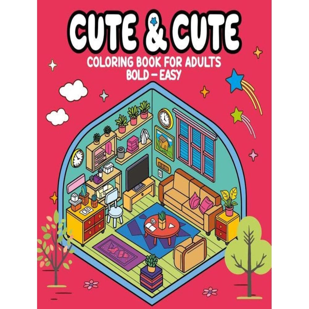 Cute & Cute Coloring Book For Adults - Livro De Colorir - Vol. 2