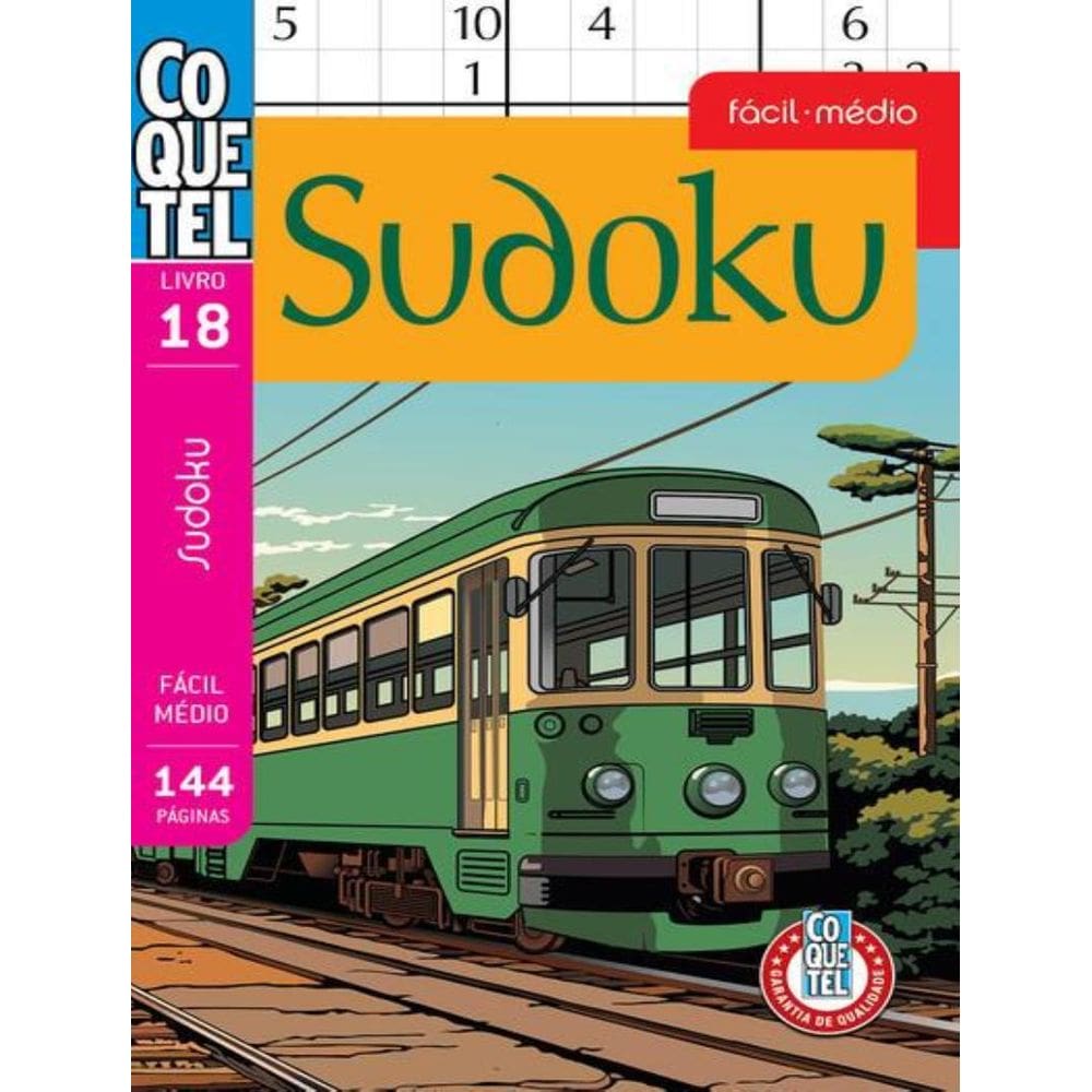 Livro Coquetel Sudoku Facil - Medio 18