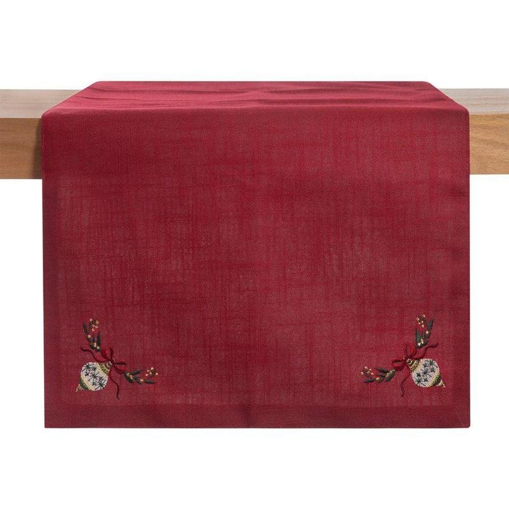 CAMINHO DE MESA NATAL ORNAMENT 168 x 48 CM SAZ HOME STYLE