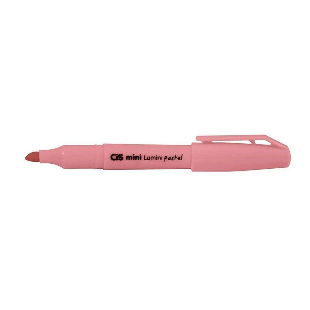 Caneta Cis Marca Texto Lumini Pastel Mini - Rosa Pastel