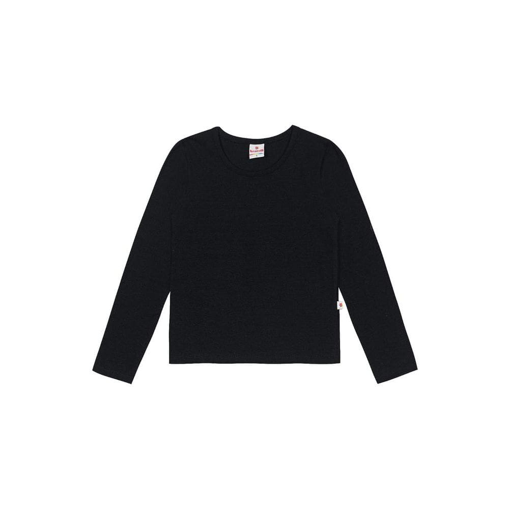 Blusa infantil menina em cotton Brandili Básicos