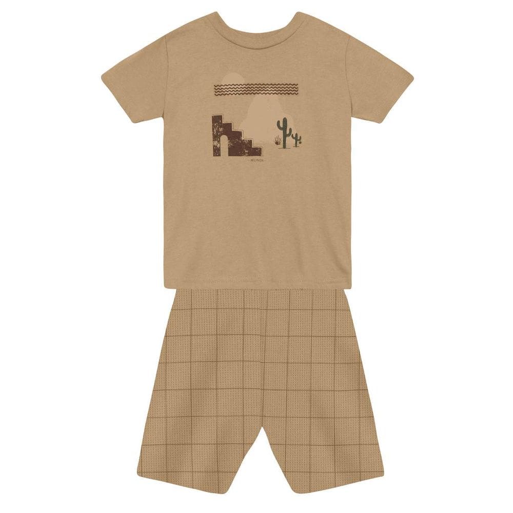 Conjunto infantil menino de cacto Mundi