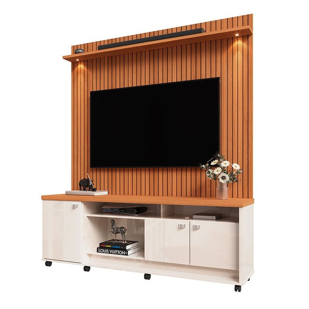 Rack Bancada com Painel para Tv de até 70” com Led Luari