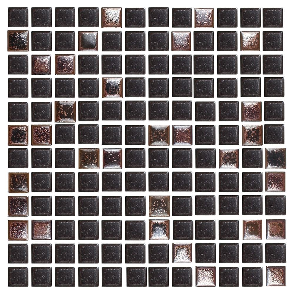 Pastilha de Vidro Nefertiti Cobre 2X2 Placa 30X30cm - 1012020005