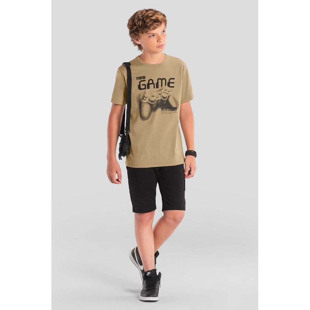 Camiseta teen menino de games Brandili Young