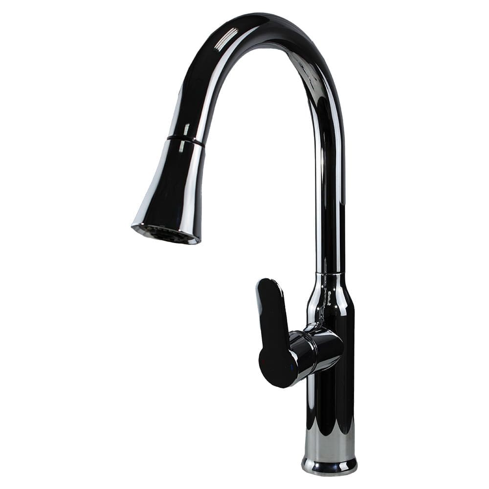 Misturador Monocomando Cozinha Bica Móvel com Ducha Michelangelo Chrome - 00049