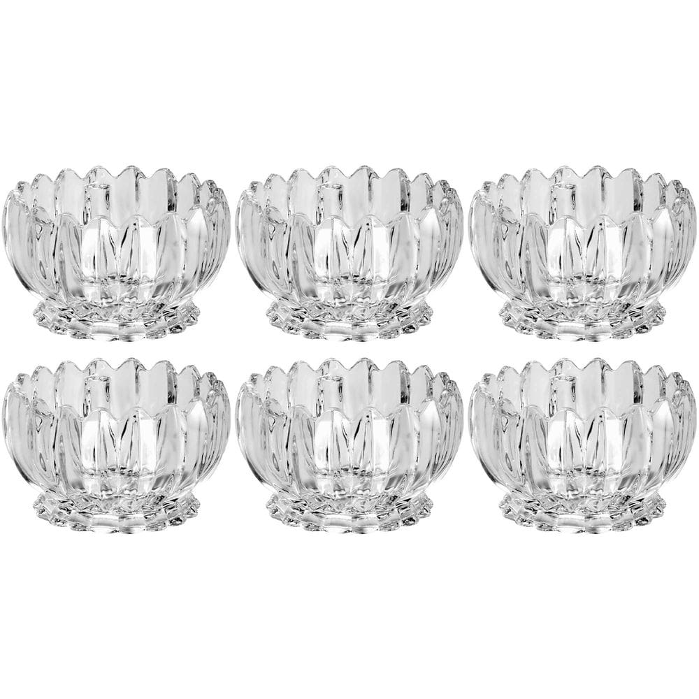 Conjunto de 6 Bowls Geneva de Cristal 260ml - Wolff
