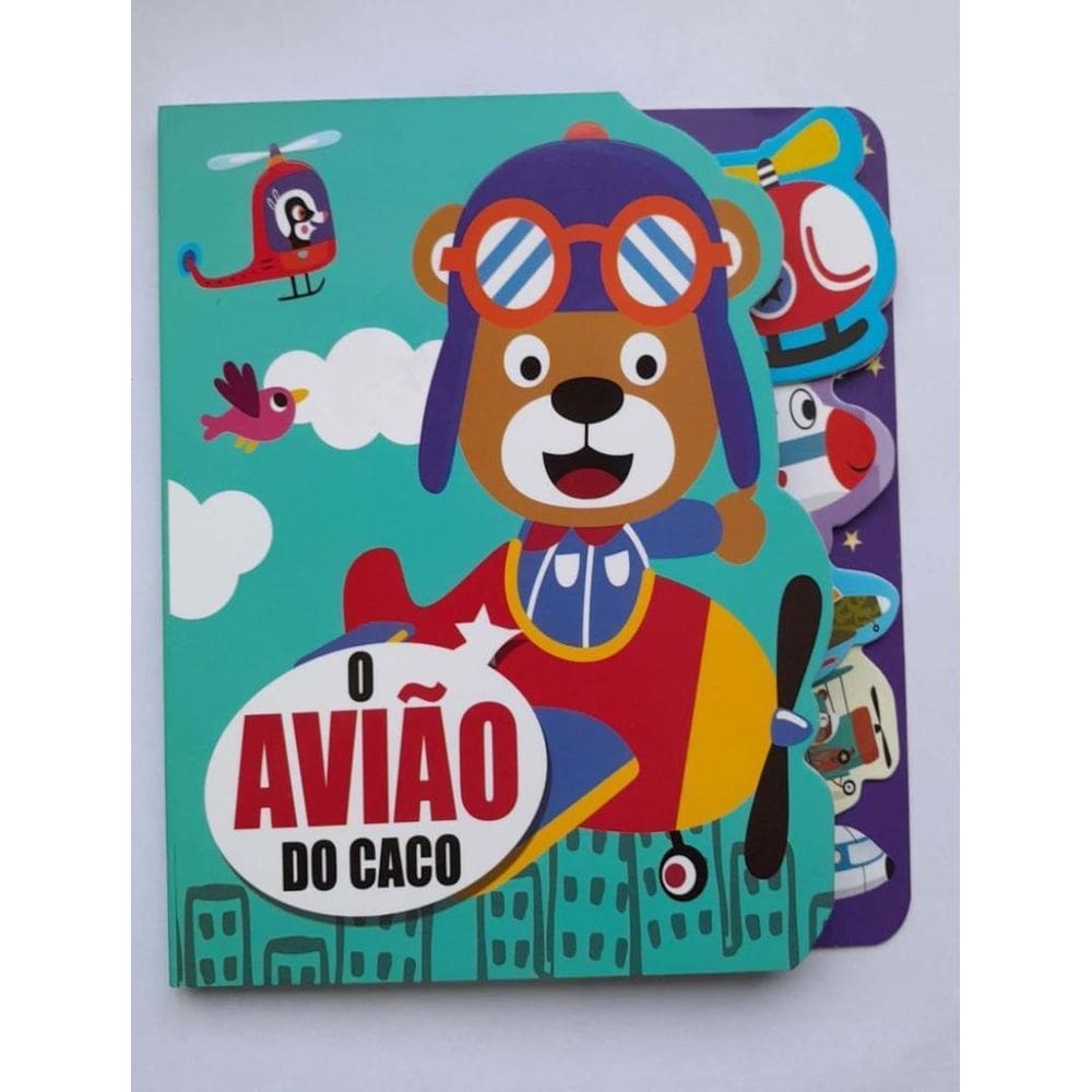 Livro Recortado O Aviao Do Caco