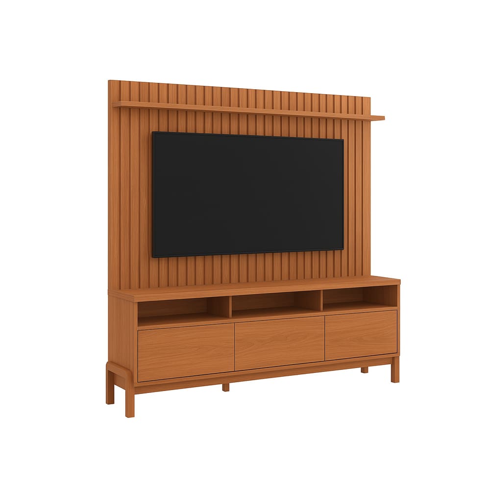 Rack Bancada com Painel para Tv de até 70” em MDF França