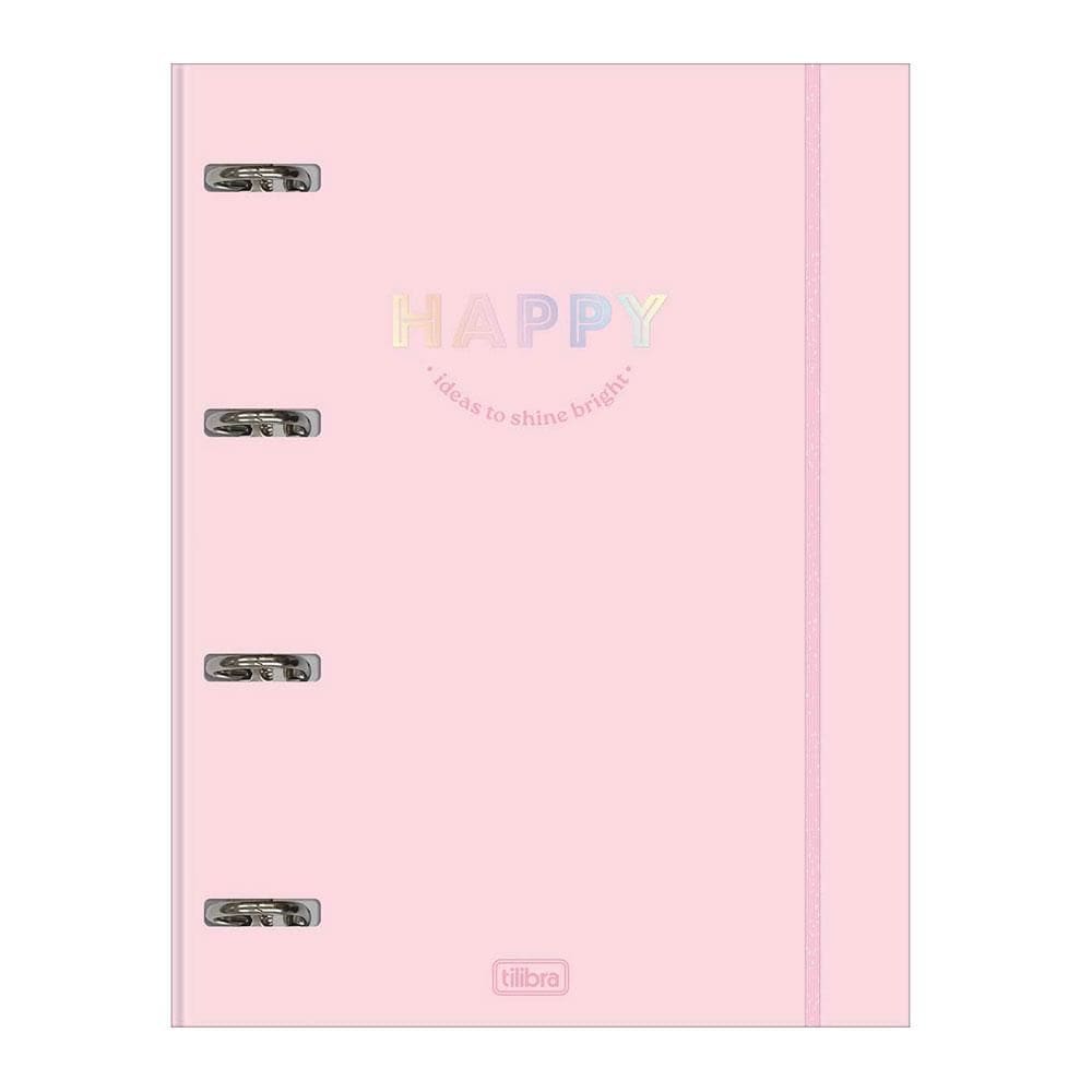 Fichário universitário 4 argolas Happy 396711 - Tilibra
