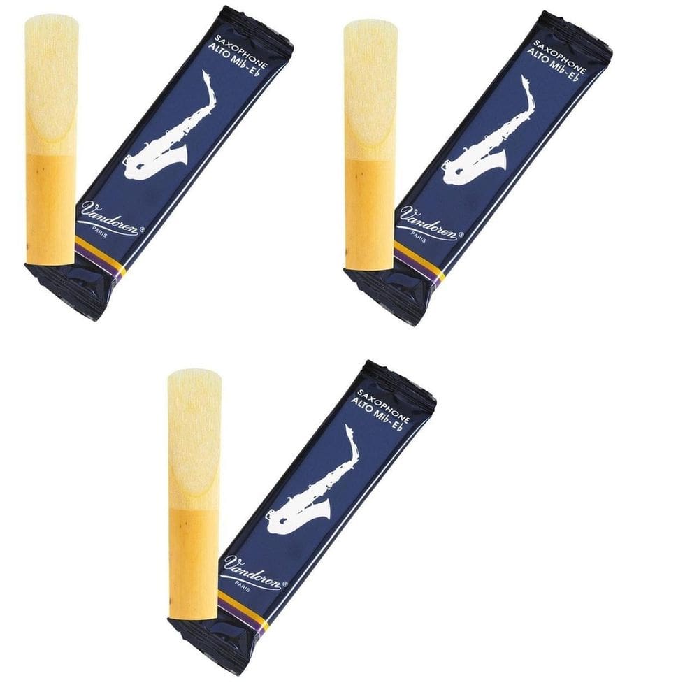 Kit 3 Palhetas Sax Alto Vandoren 1.5