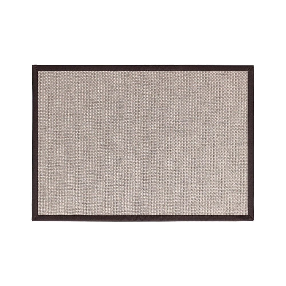 Tapete Piquet Impermeável E Antiderrapante 50X70Cm Marrom