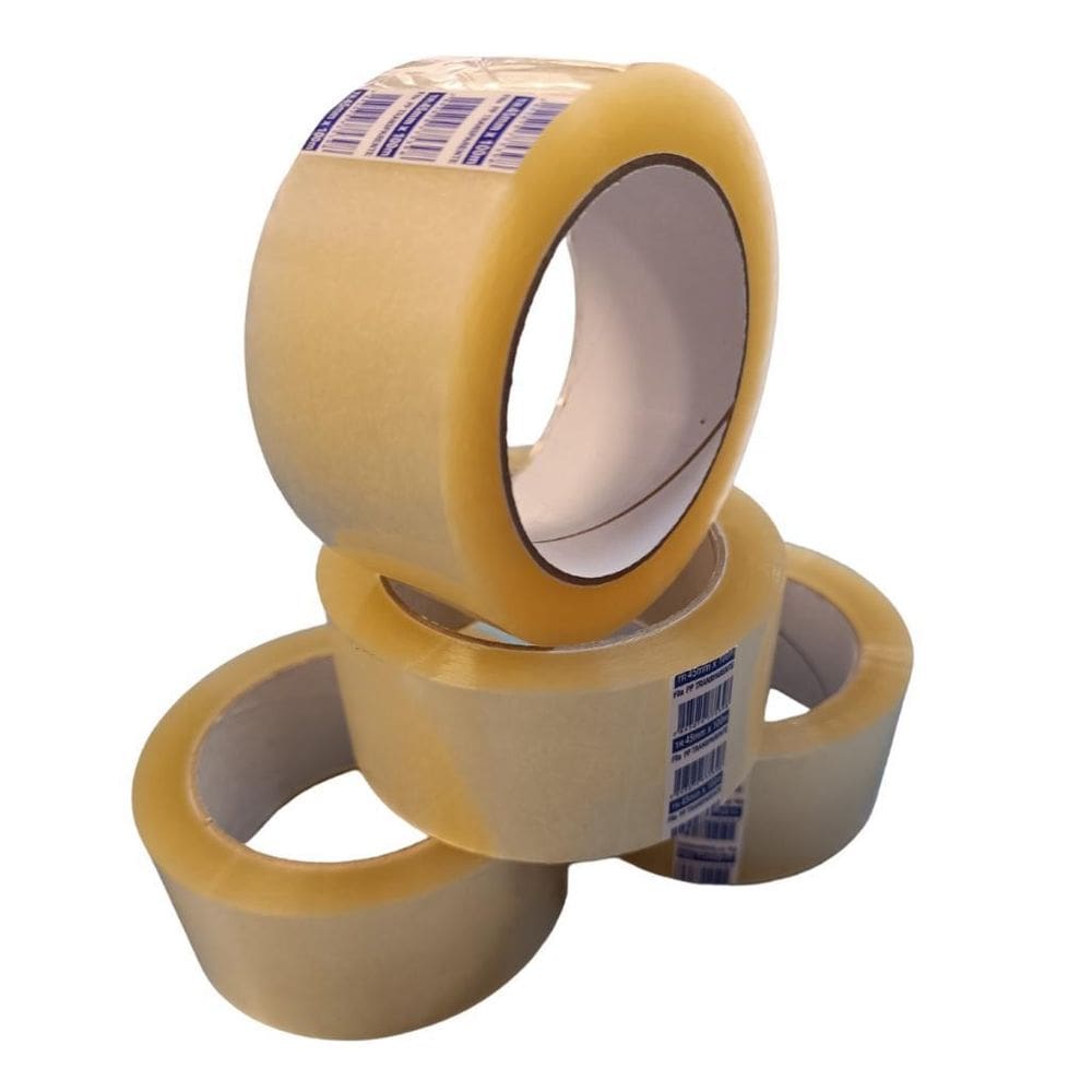 4 Fitas Adesiva Durex Embalagem Rolo Transparente 100 Metros