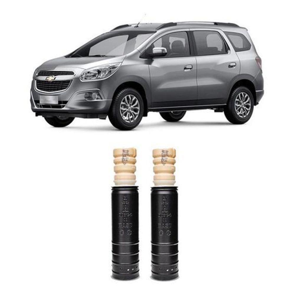 Par Batente Coifa Amortecedor Traseiro Spin 2013 2014 2015