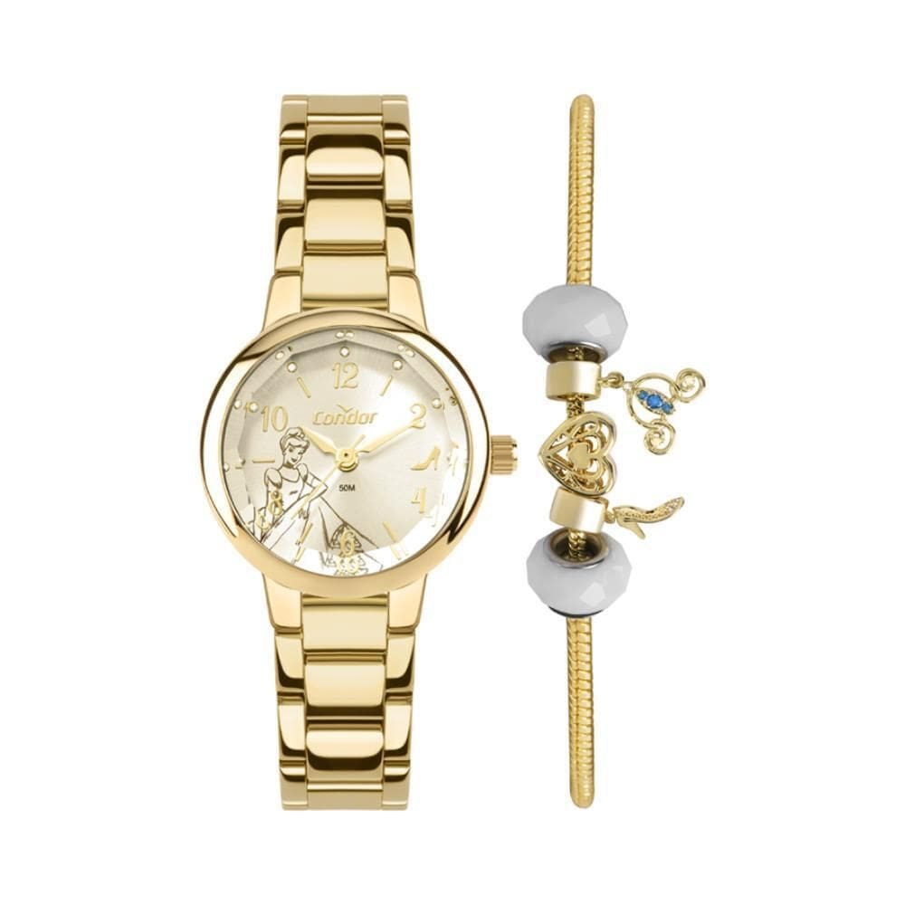 Relógio Condor Feminino Ref: Co2035Nmw/K4X Dourado Cinderela