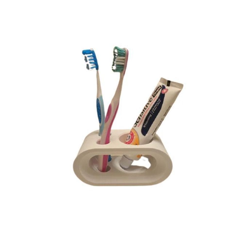 Suporte Para Escova E Pasta De Dente Super Prático