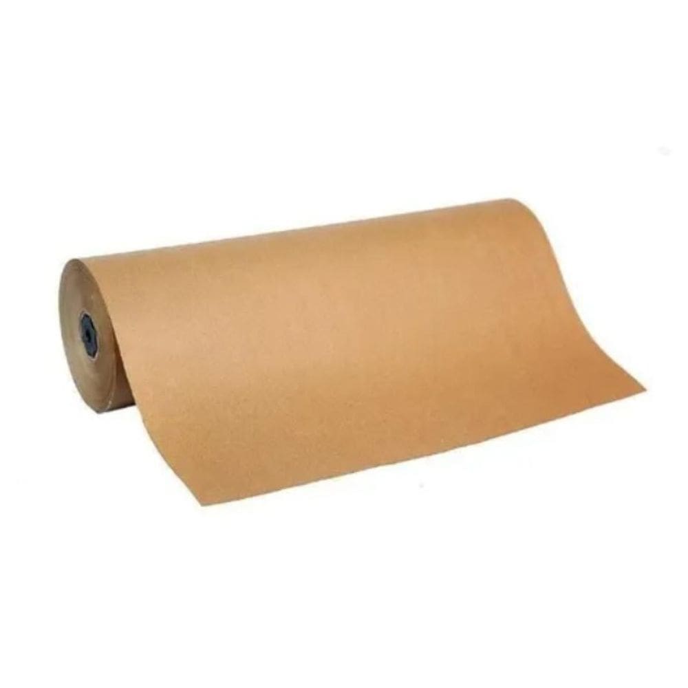 Bobina De Papel Kraft Pardo Monolúcido 80Cm X 100 Mts - 80Gr