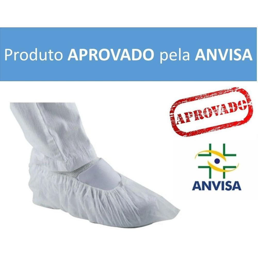 Propé Sapatilha Descartável 100 Unidades Anvisa Com Elástico