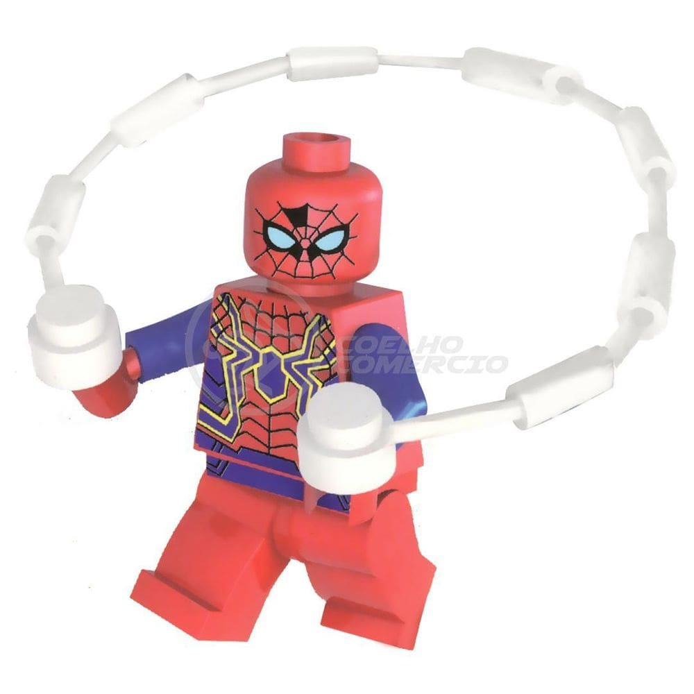 Boneco Avengers Bloco De Montar Com Lego Homem Aranha