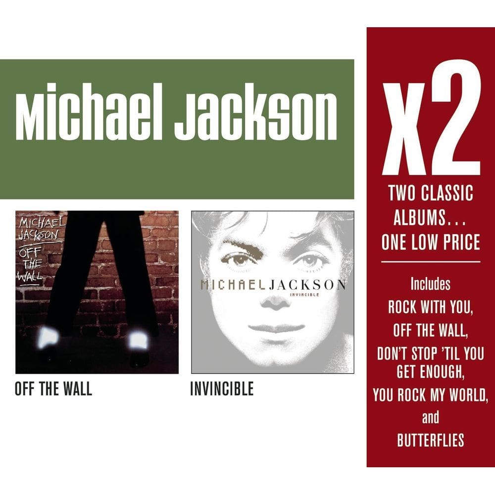 Cd Duplo - Michael Jackson - X2 - Off The Wall / Invincible